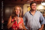 toast, rehearsal dinner, matt and chase