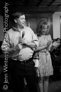 toast, rehearsal dinner, matt and chase