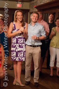 toast, rehearsal dinner, matt and chase