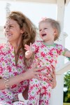 beach, beach photos, mother and child, mother and daughter photographs, portrait, matching pajamas, bead head pajamas