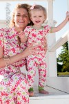 beach, beach photos, mother and child, mother and daughter photographs, portrait, matching pajamas, bead head pajamas